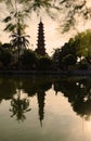 Hanoi TrÃ¡ÂºÂ¥n QuÃ¡Â»âc Pagoda Royalty Free Stock Photo